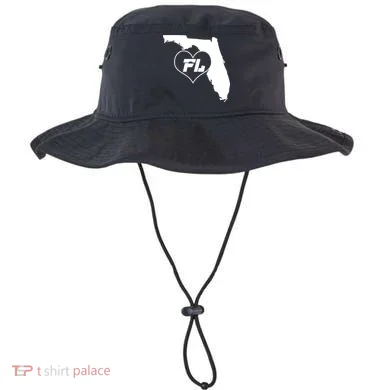 Florida State FL Heart Bucket Hat