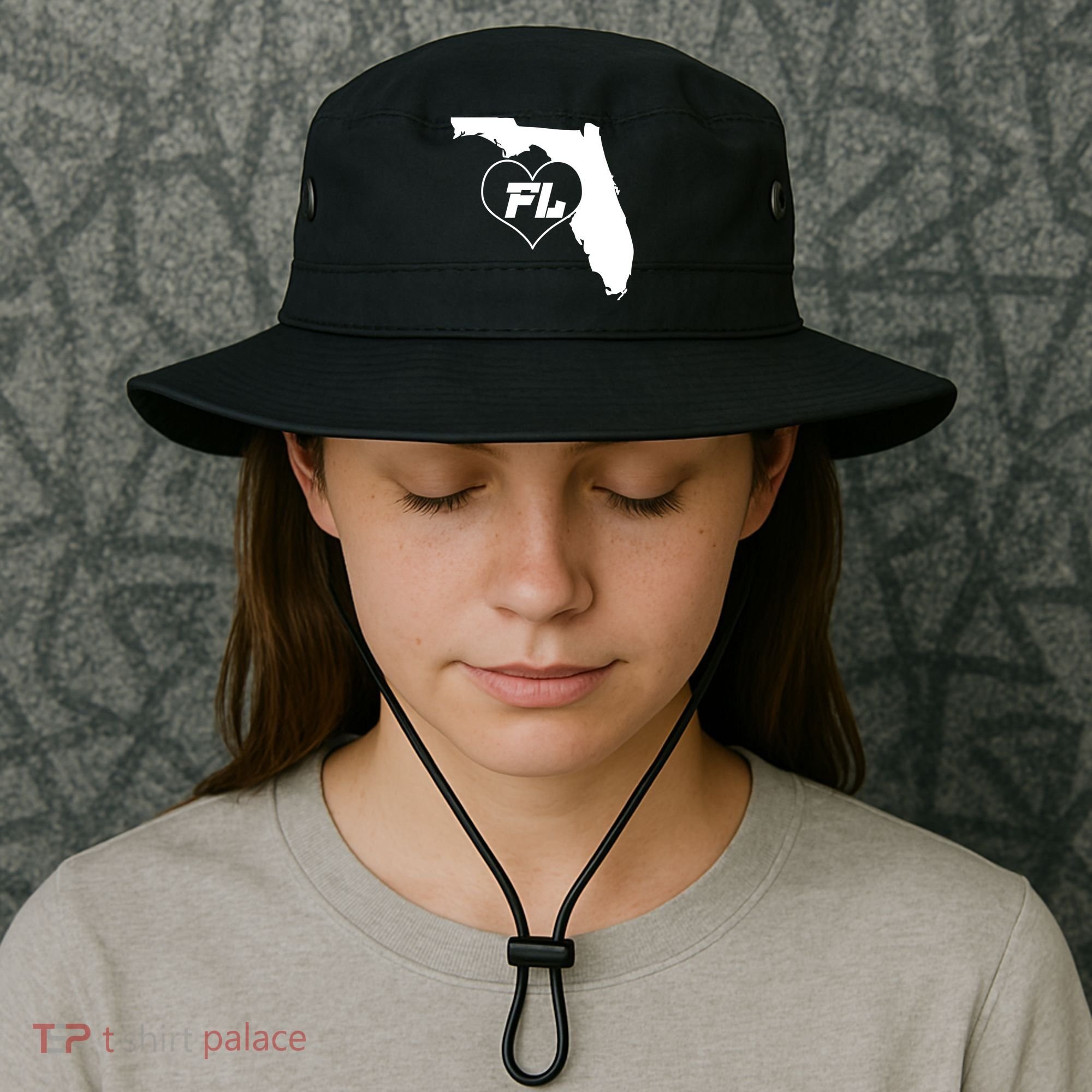 Florida State FL Heart Bucket Hat
