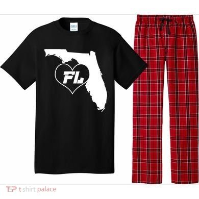 Florida State FL Heart Pajama Set