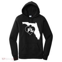 Florida State FL Heart Women's Hoodie thumb 0