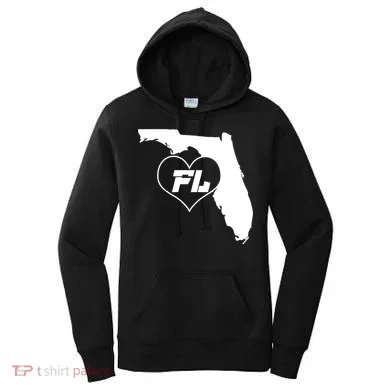 Florida State FL Heart Women's Hoodie