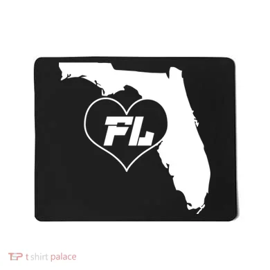 Florida State FL Heart Mousepad