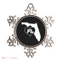 Florida State FL Heart Ornament thumb 0
