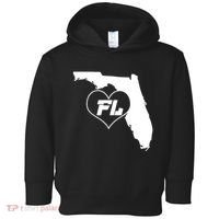 Florida State FL Heart Toddler Hoodie thumb 0