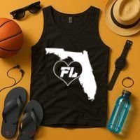 Florida State FL Heart Tank Top thumb 4