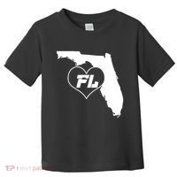 Florida State FL Heart Toddler T-Shirt thumb 0