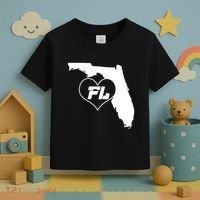 Florida State FL Heart Toddler T-Shirt thumb 3