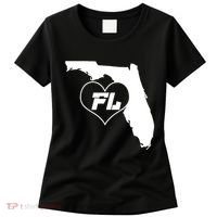 Florida State FL Heart Women's T-Shirt thumb 0