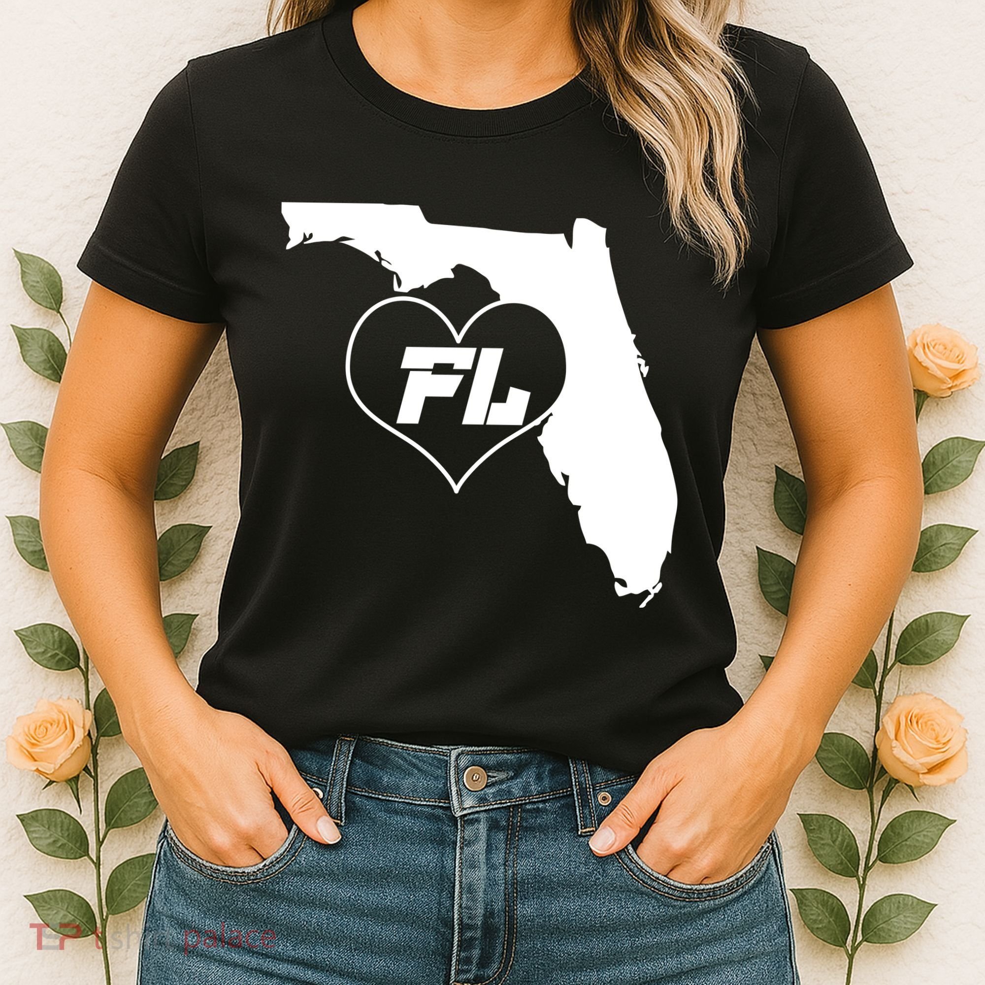 Florida State FL Heart Women's T-Shirt