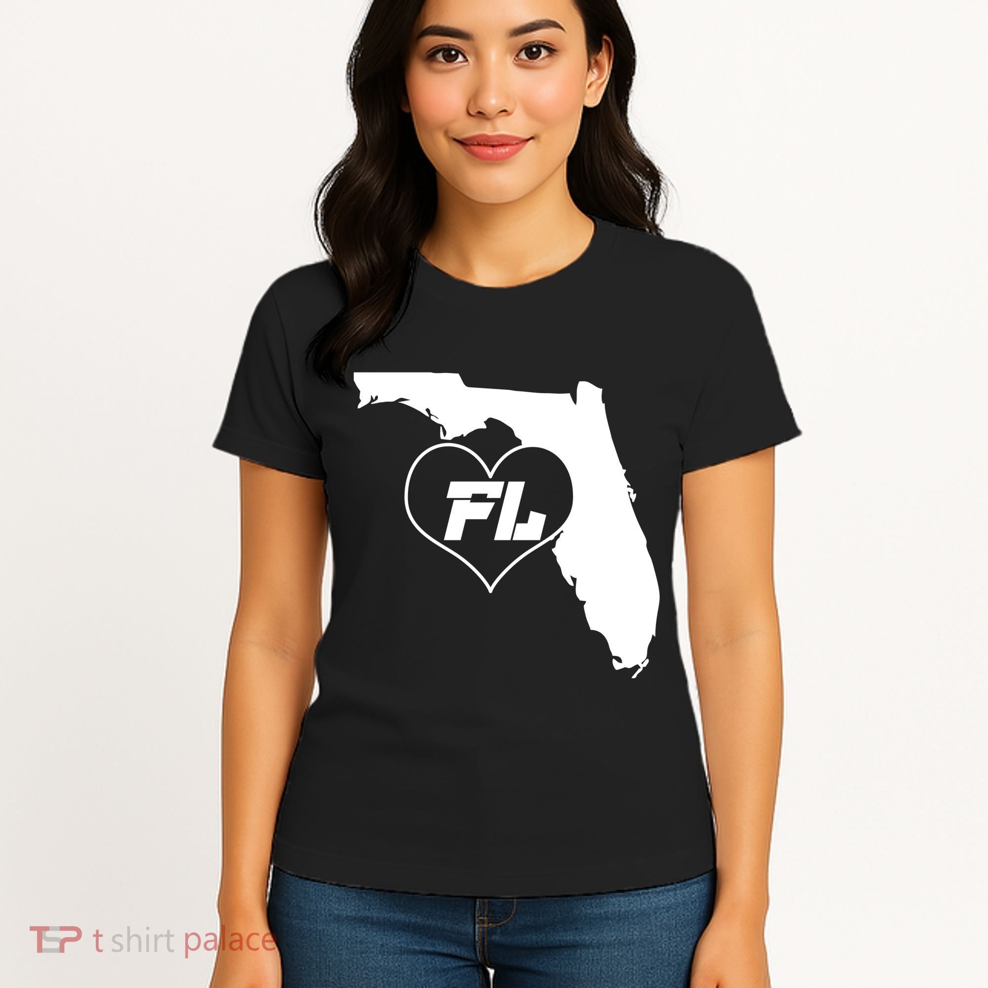 Florida State FL Heart Women's T-Shirt