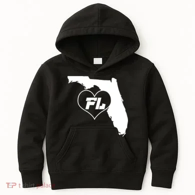 Florida State FL Heart Kids Hoodie