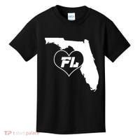 Florida State FL Heart Kids T-Shirt thumb 0