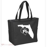 Florida State FL Heart Tote Bag thumb 2