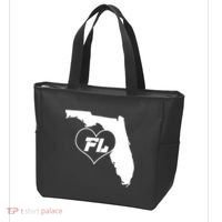 Florida State FL Heart Tote Bag thumb 3