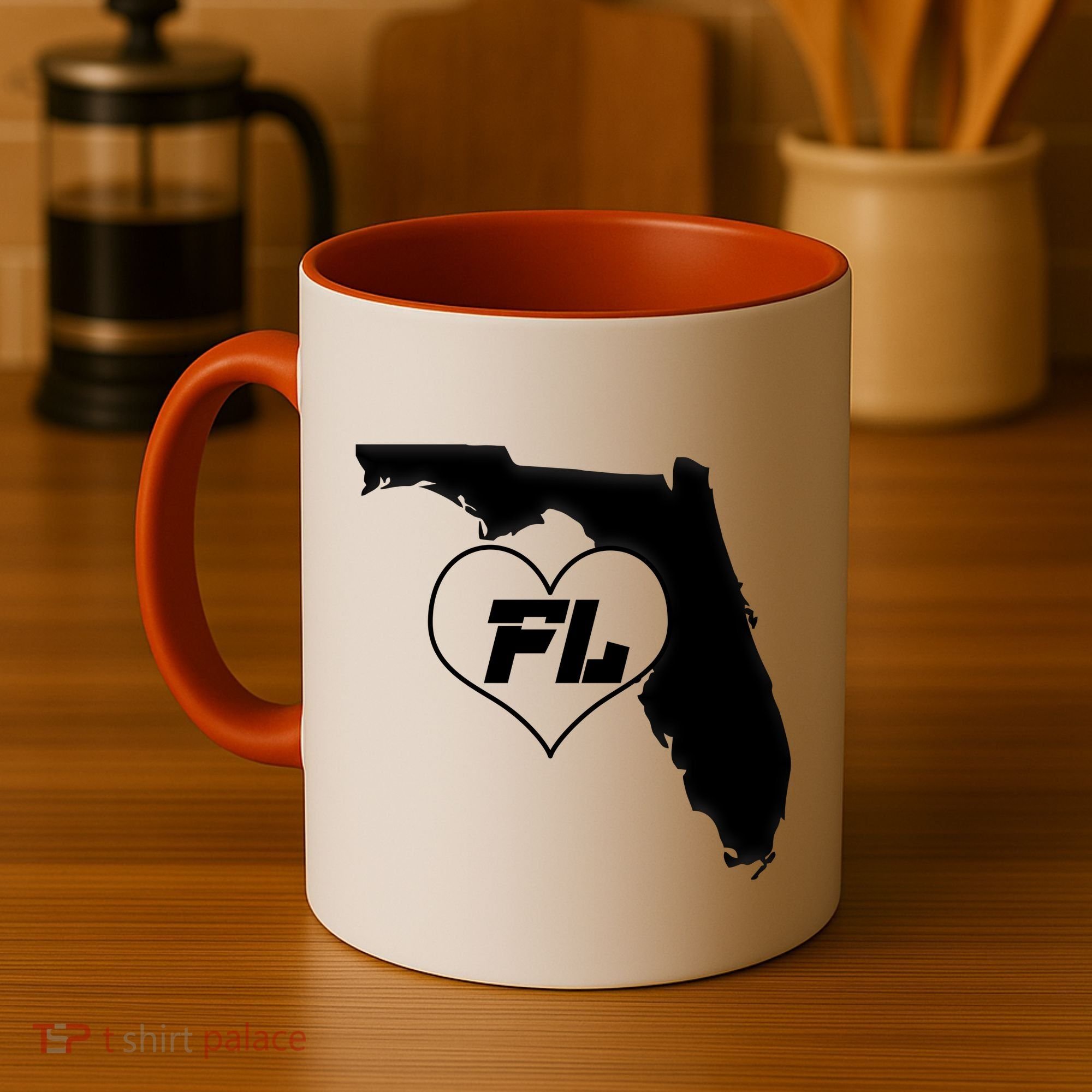 Florida State FL Heart Coffee Mug
