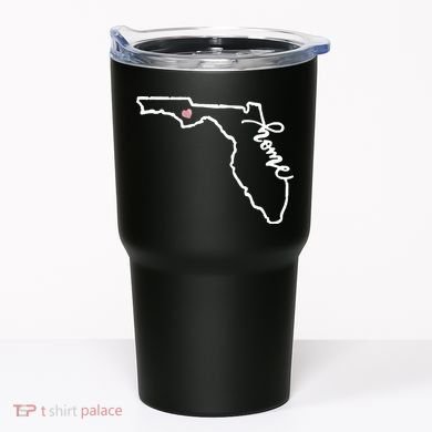 Florida State Home Heart Tumbler
