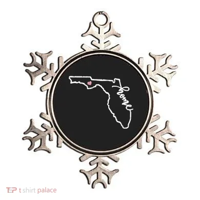 Florida State Home Heart Ornament