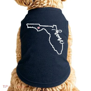 Florida State Home Heart Doggie Tank