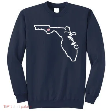 Florida State Home Heart Sweatshirt