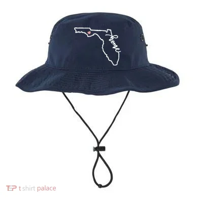 Florida State Home Heart Bucket Hat
