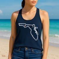 Florida State Home Heart Women's Tank Top thumb 2