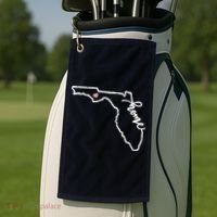 Florida State Home Heart Golf Towel thumb 2