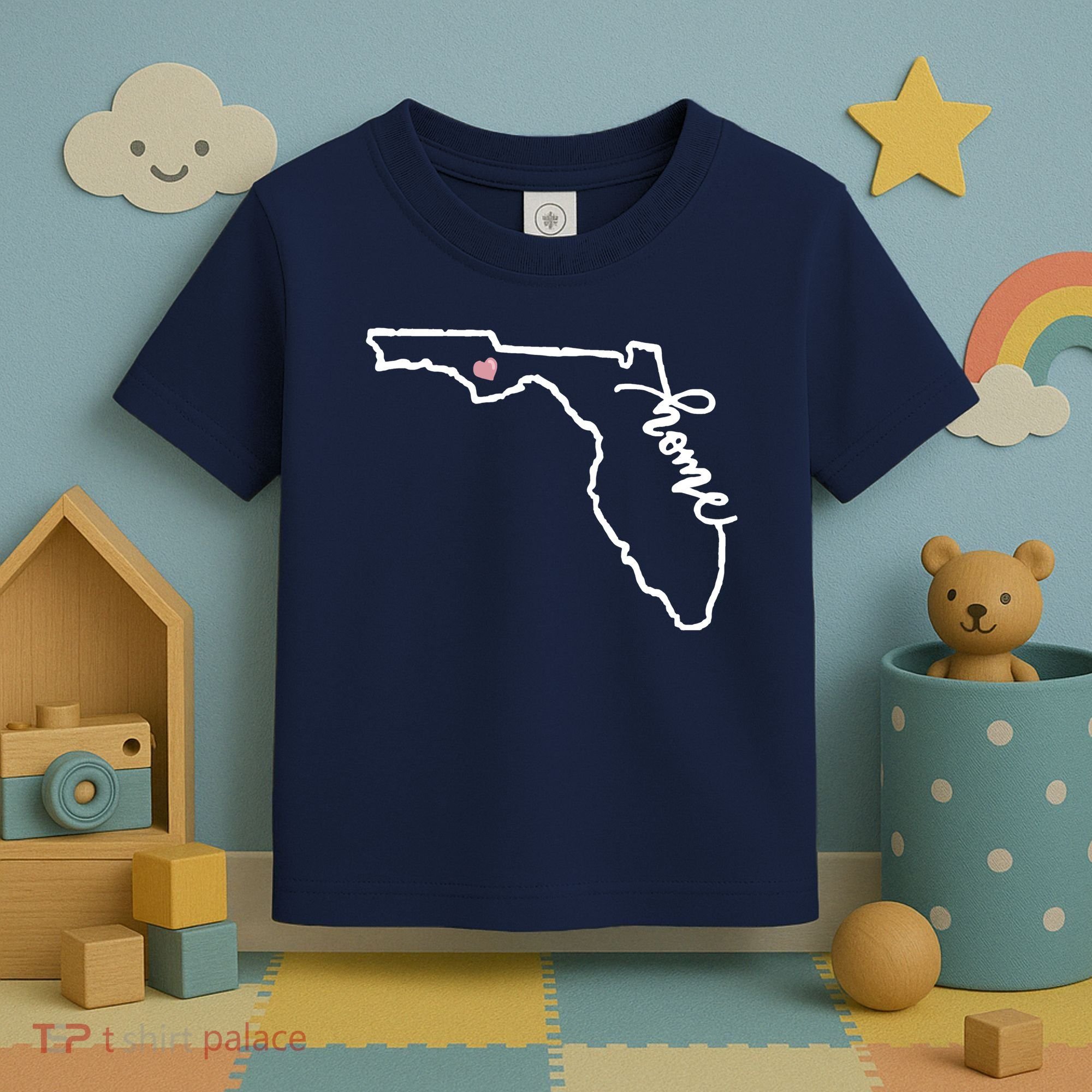 Florida State Home Heart Toddler T-Shirt