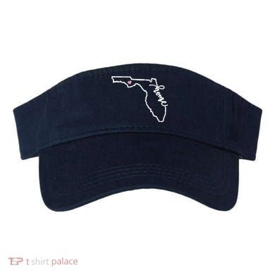Florida State Home Heart Visor
