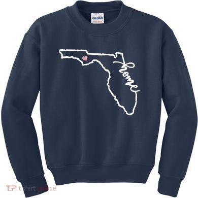 Florida State Home Heart Kids Sweatshirt