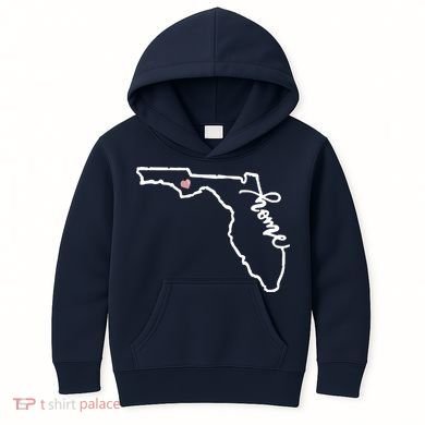 Florida State Home Heart Kids Hoodie