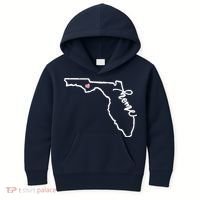 Florida State Home Heart Kids Hoodie thumb 0