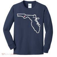 Florida State Home Heart Kids Long Sleeve Shirt thumb 0