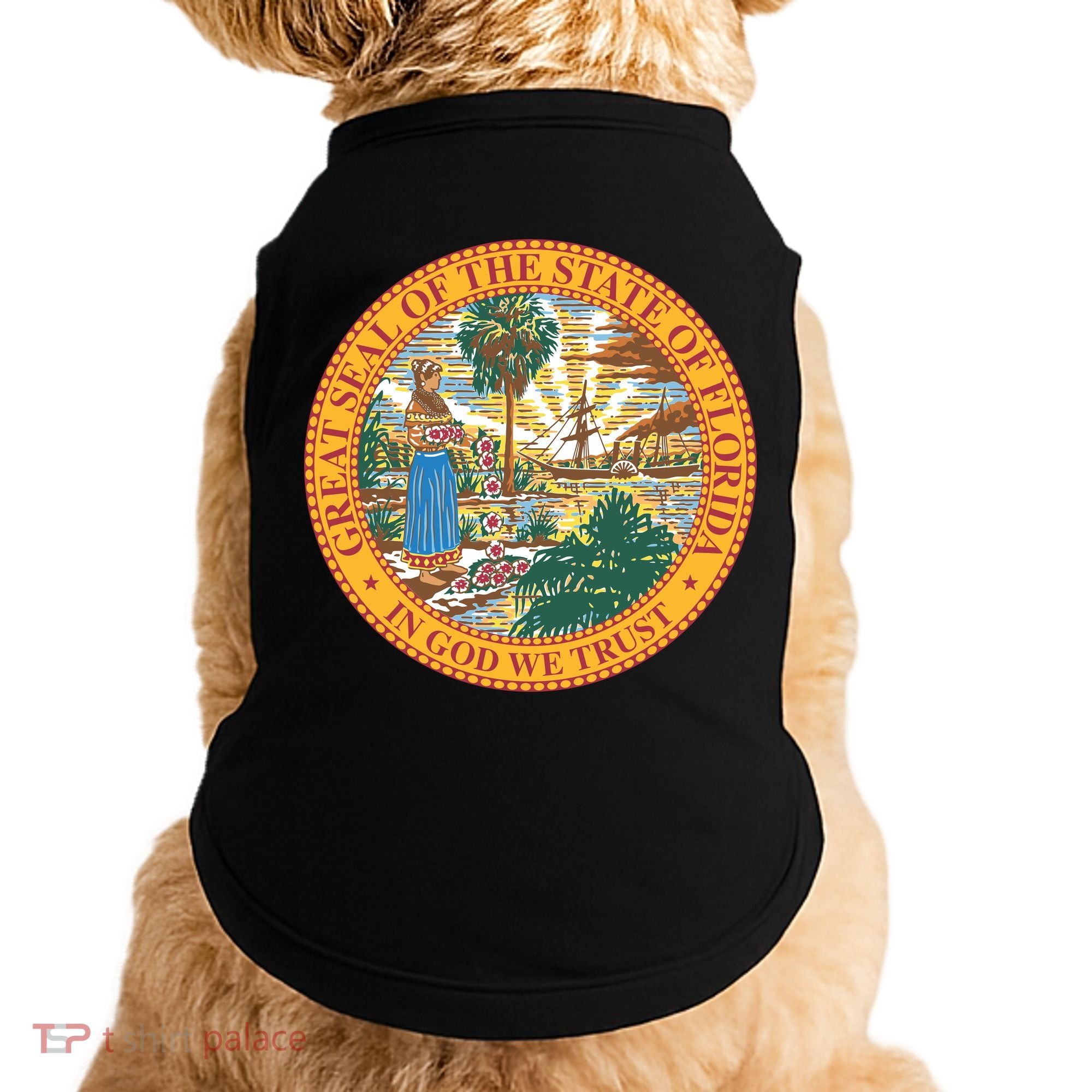 Florida State Seal Doggie Tank