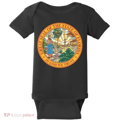 Florida State Seal Baby Bodysuit