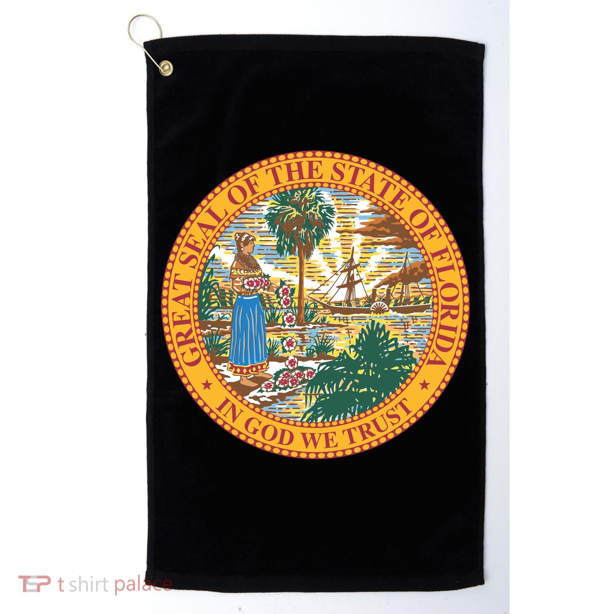 Florida State Seal Golf Towel