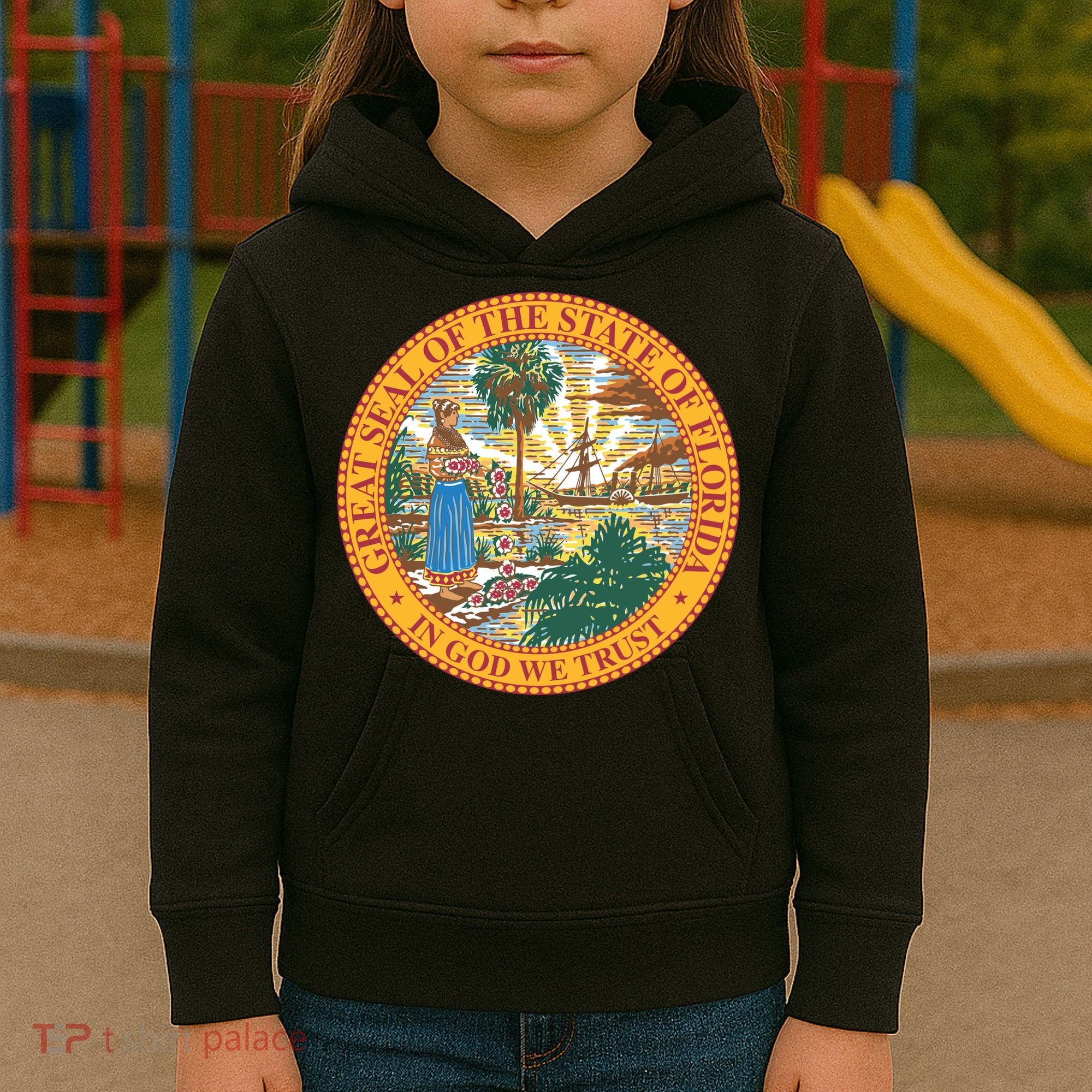 Florida State Seal Kids Hoodie