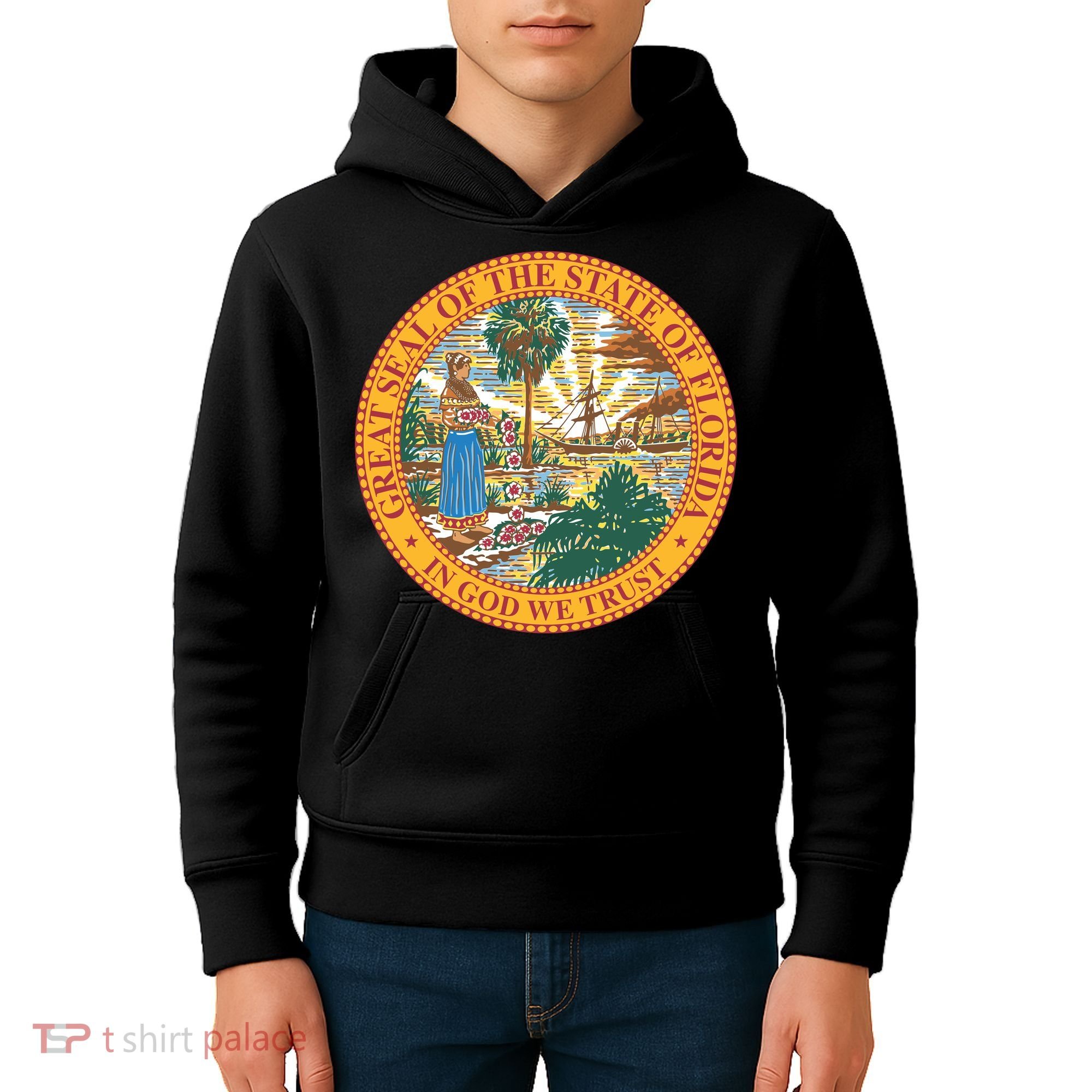 Florida State Seal Kids Hoodie