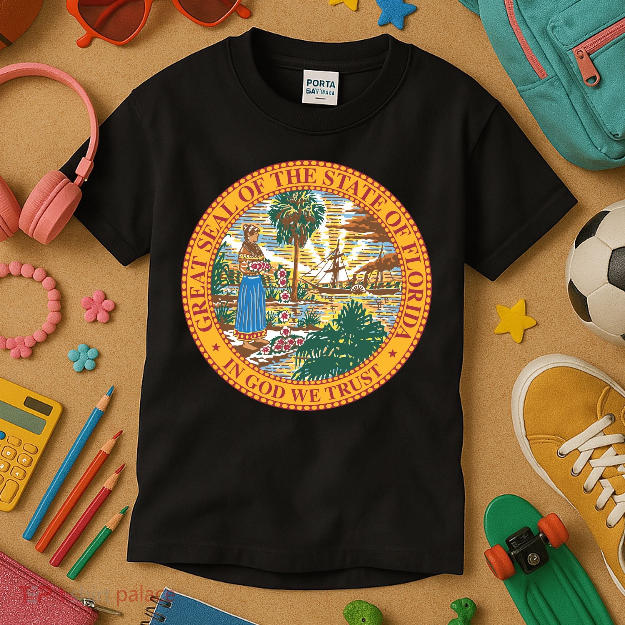 Florida State Seal Kids T-Shirt