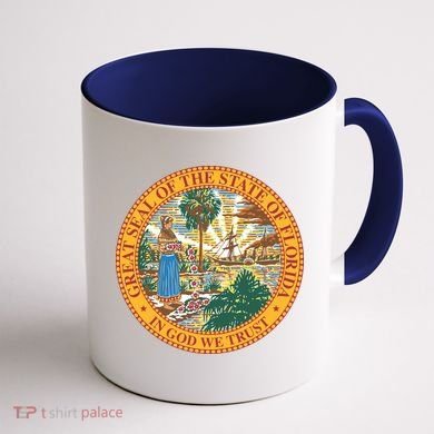 Florida State Seal Coffee Mug back