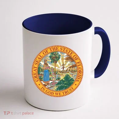 Florida State Seal Coffee Mug back