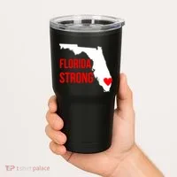Florida Strong Hurricane Irma Support Tumbler thumb 2