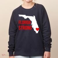 Florida Strong Hurricane Irma Support Women's Sweatshirt thumb 0