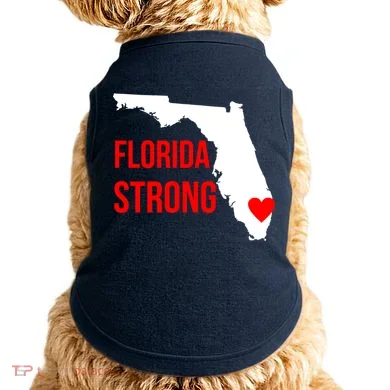 Florida Strong Hurricane Irma Support Doggie Tank