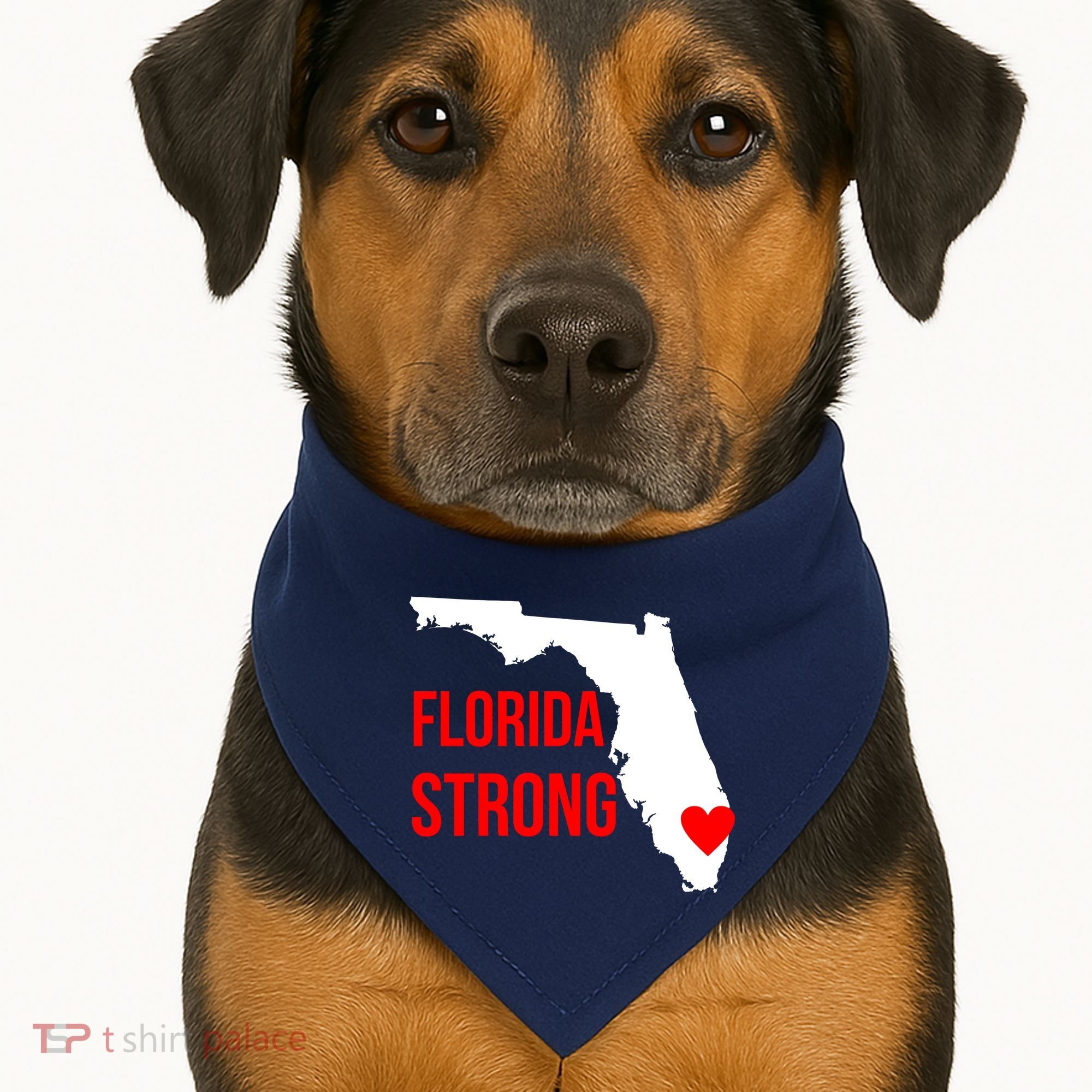 Florida Strong Hurricane Irma Support USA-Made Doggie Bandana