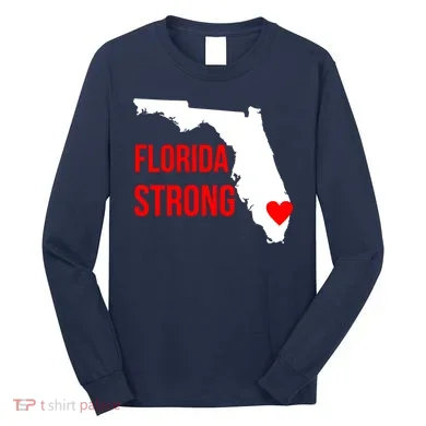 Florida Strong Hurricane Irma Support Long Sleeve Shirt