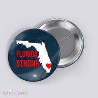 Florida Strong Hurricane Irma Support Button thumb 0