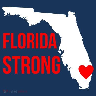 Florida Strong Hurricane Irma Support Button