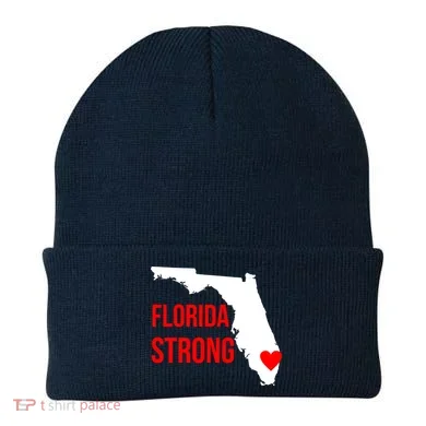 Florida Strong Hurricane Irma Support Beanie