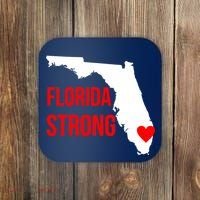 Florida Strong Hurricane Irma Support Coaster thumb 0
