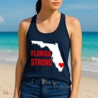 Florida Strong Hurricane Irma Support Women's Tank Top thumb 2